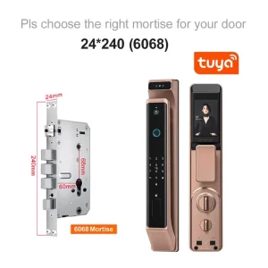 Aiendi Tuya WI FI Smart Home Digital Door Lock Electronic Face Recognition Fingerprint Lock Security Protection TTLOCK APP