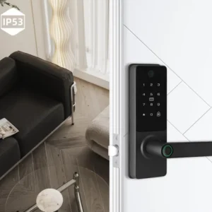Aluminium Alloy Smart Lock Dual Color WiFi Electronic Lock Fingerprint Password Card Key for Home Apartment