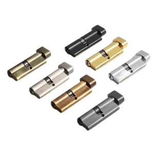 Aluminium Cylinder Euro Profile Solid Keys Single Open Oval Lock Safe Mortise Door Cylinder