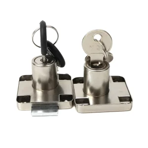 Aluminum and Iron Furniture Lock with Key for Desks