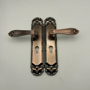 American-Style Indoor Flat Door Lock for Living Rooms and Villa Bedrooms, Manganese Steel and Aluminum Alloy