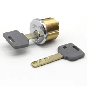 American-Style Mortise Door Lock Cylinder S-Keyway Solid Brass Rim Lock Cylinder
