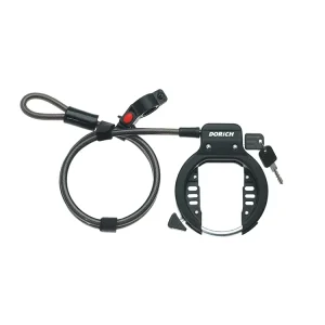 Anti-Iron Bicycle Frame Lock with Keys