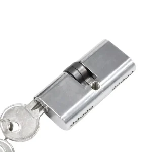 Anti Theft Euro Brass Cylinder Lock Double Open Key Key Door Cylinder With Gear Cam in High Security Standard