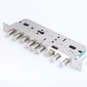 Anti-Theft Exterior Door Handle Lock Set Motorized Zinc Alloy Mechanical Security Door Lock
