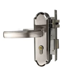 Anti-Theft Panel Lock for Entrance Door 304 Stainless Steel Lever Handle Mechanical Door Lock