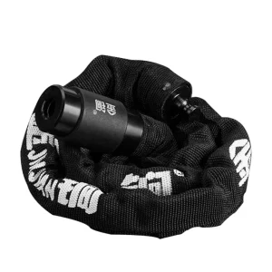 Anti Theft Steel Alloy Chain Lock with Keys for Bicycle Motorcycle Electric Scooter Model 713 6 x 1000 mm