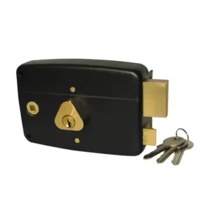 Anti-Theft Wooden Door Rim Lock with Mechanical Sliding Lock
