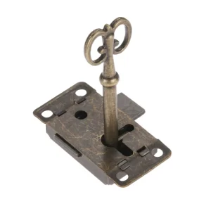 Antique Cabinet Lock Drawer Wardrobe Door Lock Furniture Counter Drawer Lock with Key