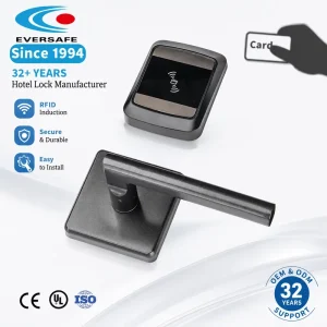 Apartment Zinc Alloy Key Card Door Lock T5577 Contactless Smart Lock Fireproof Factory Manufacturer