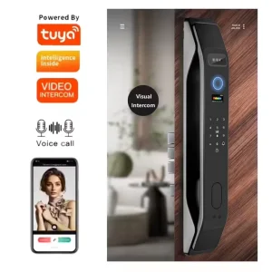 App Smart Lock with Real-Time Video Call Security Camera Fingerprint and 3D Face Recognition
