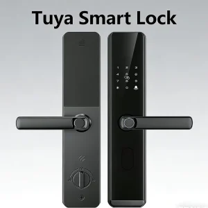App Wi-Fi BLE Controlled Electronic Digital Smart Lock for Wooden Doors