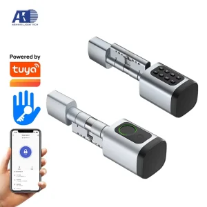 Automatic Motorized Smart Door Cylinder App Electronic Door Lock Cylinder