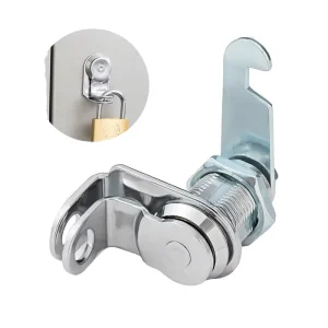 Baileji Keyless Zinc Alloy Chrome Plated Chest Drawer Locks Padlock Storage Furniture Cam Locks Lock Cylinders ANSI Grade 3 for