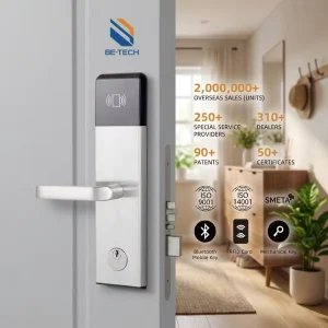 Be Tech RFID Card Key Electronic Lock with Wi Fi for Stainless Steel Hotel Doors Smart Access Control