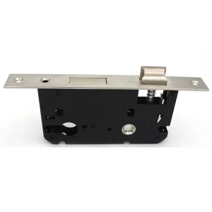 Bedroom Door Lock 5850 Mortise Lock Body Stainless Steel Black Panel Mechanical Lock Body