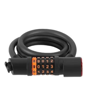 Bicycle Combination Lock with Five Anti-Theft Lights for Outdoor Riding