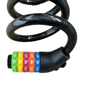 Bicycle Key Lock Password Lock Mountain Bike Road Bike Steel Cable Lock Motorcycle Anti theft Portable Lock