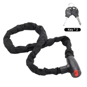 Bicycle Security Cable Bike Chain Lock Outdoor Anti-Theft Motorcycle Lock with Keys