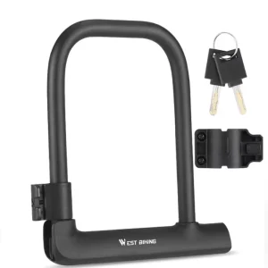 Bike Lock U Shape Portable Anti Theft High Security Bicycle Locks for Electric Scooter Motorbike Cycling Accessories