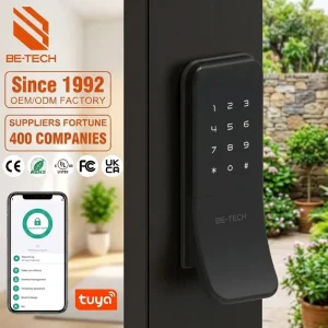 Biometric Fingerprint Smart Door Lock with RFID Card and WiFi App Control Electronic Security Lock for Apartments