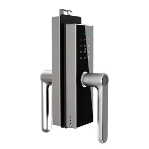 Biometric RFID Smart Lock for Glass Door Access Control with WiFi Connectivity and Cloud Storage