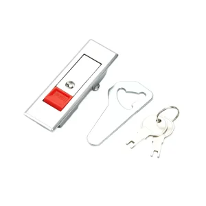 Black MS603 Zinc Alloy Industrial Electrical Cabinet Panel Plane Lock Cylinder Metal Lock