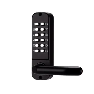 Black Mechanical Combination Lock with Password Function for Iron Gate Door