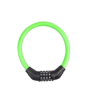 Blue Heavy Duty Bike Cable Lock, Anti-Theft, 4-Digit Resettable Combination