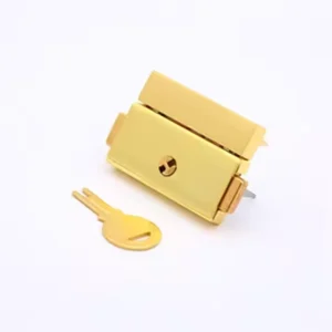 Box Buckle With Lock Leather Bag Lock Buckle Square Buckle Wine and Packaging Box High Grade Bags Hardware Accessories