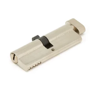 Bright Chrome-Plated Brass Anti-Drill Single Open Door Lock Cylinder with 3 Keys 60/70/80/90/100mm