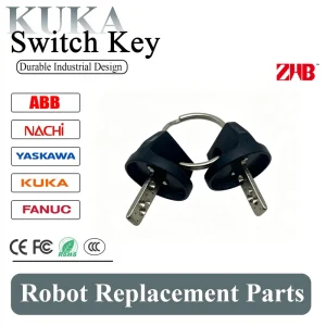 C4 Industrial Robot Teach Pendant Mode Switch Key 00-168-334 Control Lock Switch Replacement Automation Maintenance Part
