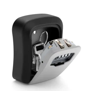 CH 846 4 Digital Aluminum Alloy Medium Size Key Lock Box Safe Combination Wall Lock