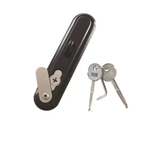 Cabinet Combination Swing Handle Lock, Zinc-Plated, ANSI Grade 2