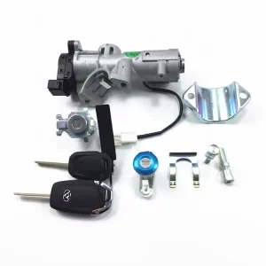 Car Door Lock and Key Assembly Plastic Spare Part for T60