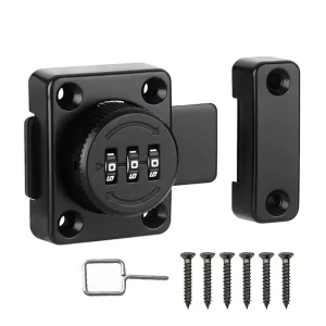 Childproof Bar Lock for Wood File, Liquor Storage, Pantry, and Medicine Cabinets