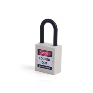 China Industrial Safety Lock Nylon Shackle Padlock with Key Anti Theft High Security ISO CE Certified
