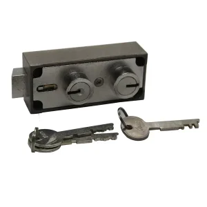 China Multipurpose Fireproof Safe Deposit Lock with 2 Cylinders