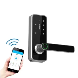Cloud Storage Electronic App Digital Lock with Password and Fingerprint Door Lock