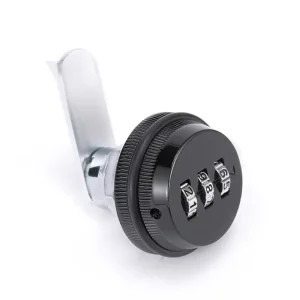 Coded Cam Lock with 1-1/8-Inch Cylinder, Chrome Finish