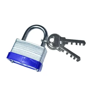 Coreless Waterproof Rectangular Thousand Layer Lock 40MM Iron Padlock Industrial Engineering Dustproof Factory Direct Sale 30mm