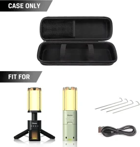 Custom Flashlight Case Hard Shell Outdoor Lantern Holder Bag Water resistant Portable Storage Box for Camping