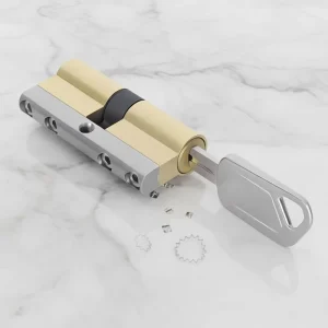 Custom Oem Brass Interior Partition Waterproof Industrial Grade Hotel Room Door Cylinder Lock