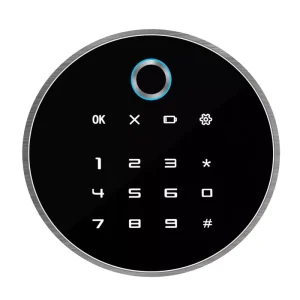 Customized Zinc Alloy Tuya App Electronic Digital Safe Box Lock LED Display Biometric Fingerprint Password Unlock Cloud for Gun