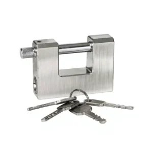Cut Resistant Hardened Steel Shipping Container Padlock Rust Resistant Anti Theft Lock for Cargo Storage Security Protection