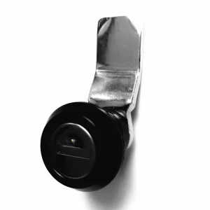 Cylindrical Quarter-turn Latch Cabinet Door Cam Lock ZDC Material Bright Chrome Plating 2 Keys