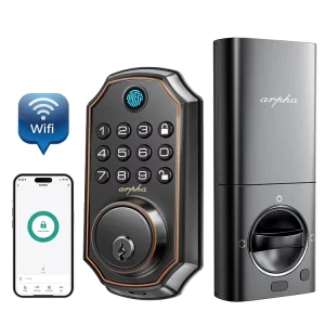 D280W WiFi Aluminum Wood and Steel Door Deadbolt Smart Lock