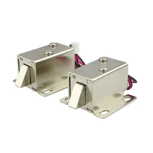 DC12V Electric Control Locked Cabinets Smart Electronic Bolt Lock Cabinet Electric Solenoid Stroke 12mm Mortise Lock