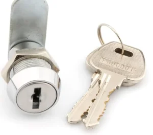 DL518 19 x 16mm Chrome Zinc Alloy Tubular Mechanical Cam Lock for Furniture, Safes, Drawers, and Cabinets
