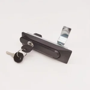 DL861 4 Modern Industrial Zinc Alloy Plane Lock Durable Black Furniture Lock for Outdoor Cabinets Doors Manufactured Factory